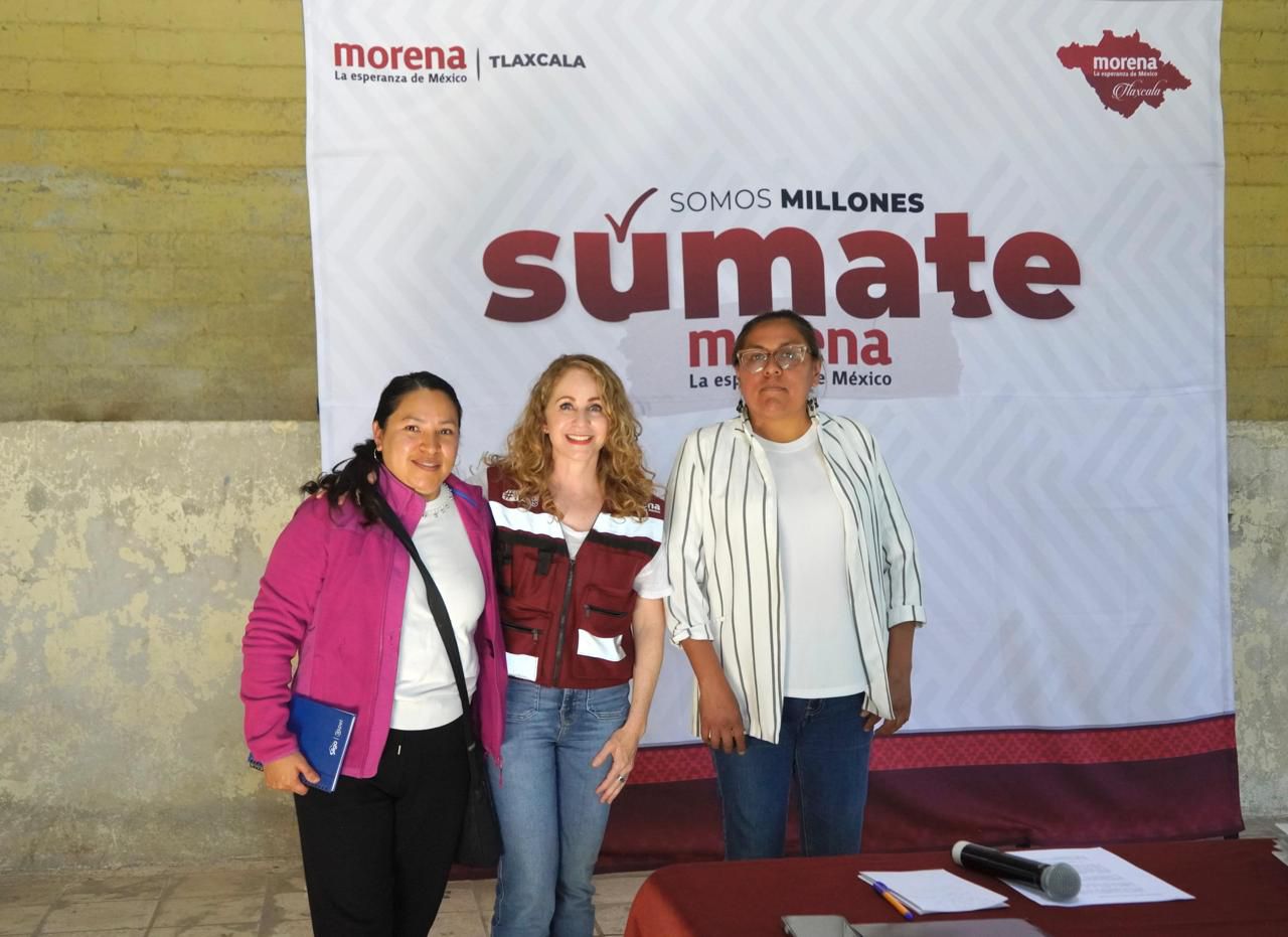 Marcela González encabezó la conformación de comité en San Dionisio Yauhquemehcan